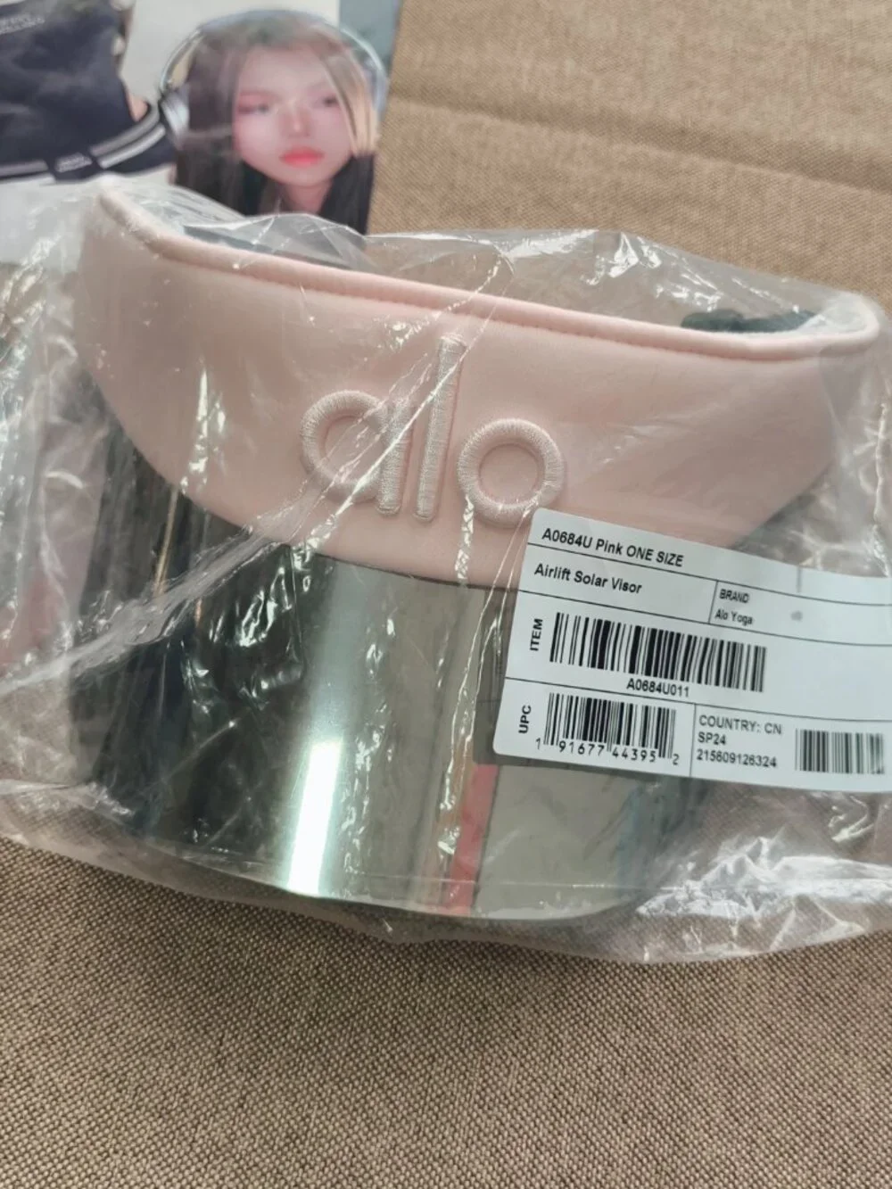 ALO Yoga Pink Tennis Golf Visor Hat Adjustable NWT - Outdoor Summer Essential🌹